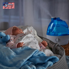 Aquaoasis® Cool Mist Humidifier (2.2L Water Tank) Quiet Ultrasonic Humidifiers f