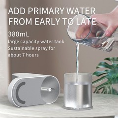 Adjustable Spray Size Wireless Charging Humidifier Over Voltage Protection