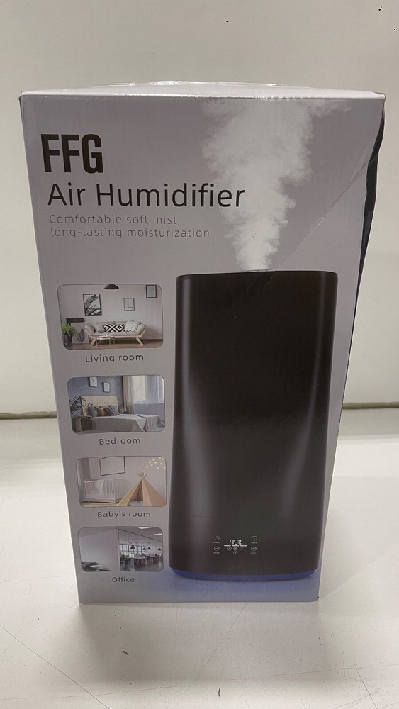 Humidifiers for Bedroom White, 3L Auto Humidity Baby Humidifiers for Nursery, Fi