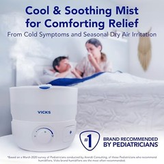 EasyCare Plus Top Fill Filter-Free Cool Mist Humidifier, White | Humidifier