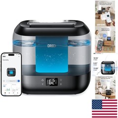 Smart Humidifiers for Bedroom, Top Fill 4L Supersized Humidifier Large Room w…
