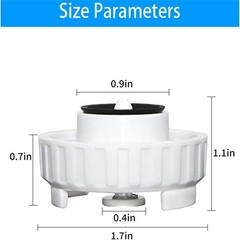 Universal Fit Humidifier Valve Cap for MoistAir & More – Easy Install 1x1x0.5 in