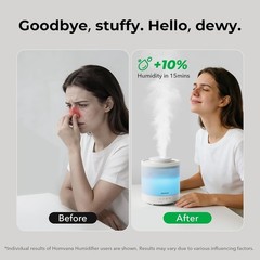 Whisper-Quiet 2-Pack Humidifiers & Essential Oil Diffusers for Relaxing Spaces