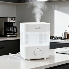 3-Top Fill Humidifier 2L Capacity 25dB Quiet Cool Mist Air Humidifier