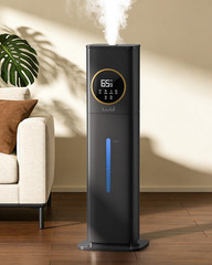 Humidifiers for Bedroom 500 Sq Ft, 2.1Gal/8L Humidifier Large Room with Night Li