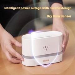 Air Humidifier Essential Oil Aroma Diffuser 3D Flame Mist Home Decor