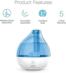 Pure Enrichment MistAire Ultrasonic Cool Mist Humidifier – Lasts up to 16 Hours