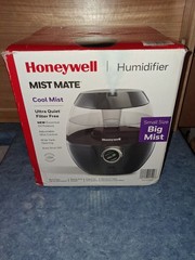 Honeywell Humidifier MistMate Black 0.5 Gal Cool Mist Ultra Quiet Small Size-New