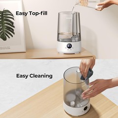 Humidifiers for Bedroom Home, 3.6 L Cool Mist Top-Fill 34H Super Long Time, Q…