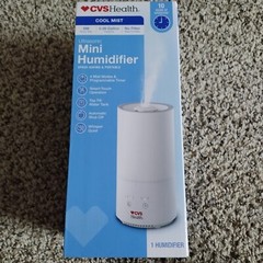 CVS Health Portable Mini Ultrasonic Humidifier Cool Mist 10 Hours Operation NEW