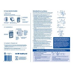 AprilAire 35 Water Panel Humidifier / Filter, White