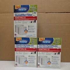 BestAir Honeywell A Replacement Humidifier Filter HW500 w Chora-Clear x3