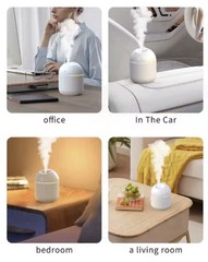 1pc 270ML USB Air Humidifier Cool Mist Aroma Diffuser LED Light – NEW