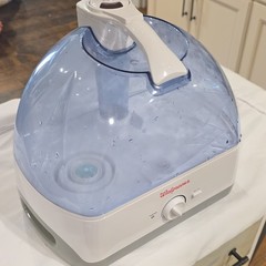 Walgreens Ultrasonic Tabletop Humidifier w/ Night Light PJ5451 White/Blue