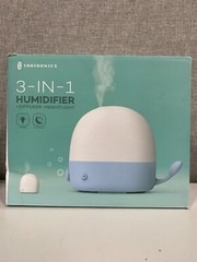 TaoTronics 2.5L Ultrasonic Cool Mist Humidifier BPA-free Night Light for Baby