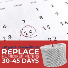 COMPATIBLE With WHITE WESTINGHOUSE WWH620 HUMIDIFIER WICK FILTER REPLACEMENT
