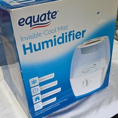 Equate Invisible Cool Mist Tabletop Humidifier w/ Filtered 24hr Timer 250 sq ft