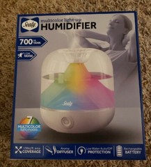 Sealy Humidifier Multi-Color Light-Up Projector, Low Noise, Aroma Diffuser C2