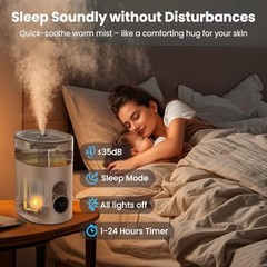 GloryAir 6L Humidifier Warm Cool Mist Smart Control Large Room