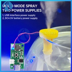 Type-C DC5V DIY Ultrasonic Mist Maker Atomizing Module Humidifier Circuit Board