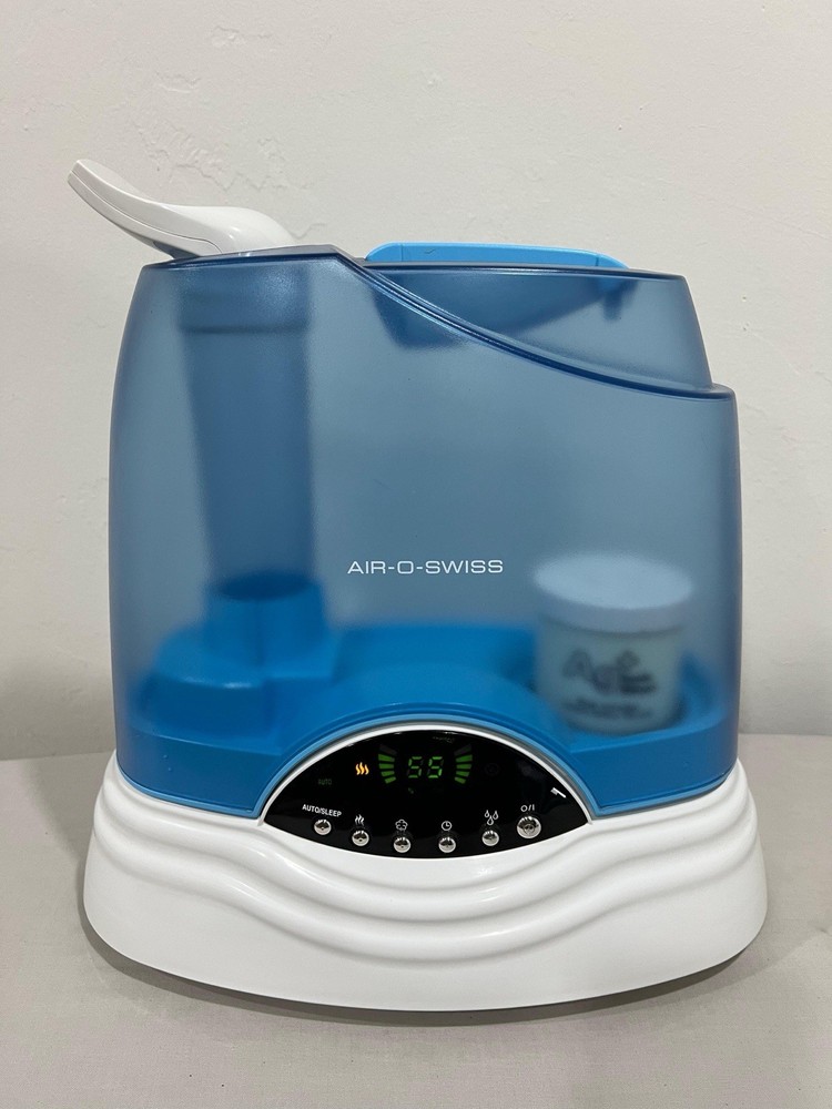 AIR-O-SWISS AOS 7135 Ultrasonic Humidifier Warm and Cool Mist Working