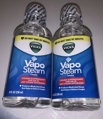 Vicks VapoSteam Medicated Liquid, Use in Vicks Vaporizers & Humidifiers LOT OF 2