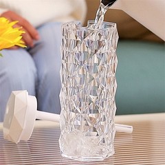 Crystal Lamp Air Humidifier Color Night Light Touch Lamp With Cool Mist Maker