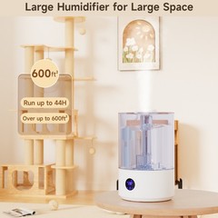 7.8L Humidifier for Large Room Cool Mist Essential Oil UV Sterilization Baby Pet