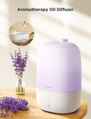 Smart Humidifiers for Bedroom, 3L Top Fill Cool Mist Humidifiers with Essential