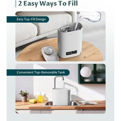 Ultrasonic Humidifier Cool Mist Aromatherapy Auto Shut Off Quiet 500 sq ft New