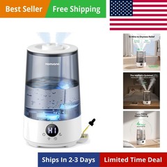 Humidifiers for Bedroom Home, 3.6 L Cool Mist Top-Fill 34H Super Long Time, Q…