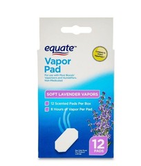 Equate Vapor Pads, Soft Lavender, For Vaporizers & Humidifiers, 12 Ct