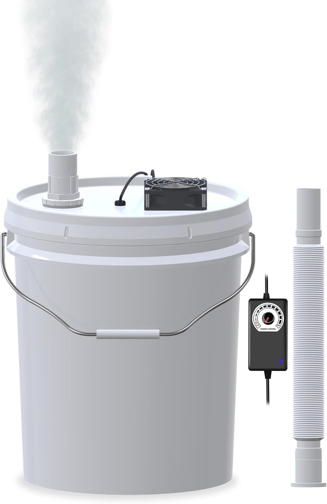 19L Large DIY Humidifier Kit – for Plants, Mushrooms, Grow Tents, Terrarium | Tu