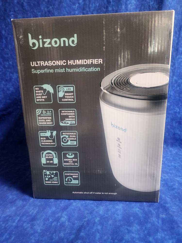 Bizond Ultrasonic Humidifier Cool and Warm Mist