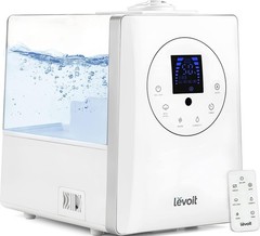 Large Room Ultrasonic Humidifier 6L Warm & Cool Mist, Essential Oil Diffuser, Qu