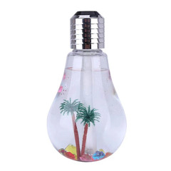 Modern Bulb Design Air Humidifier-USB Desktop Mist Diffuser & Color LED Lamp