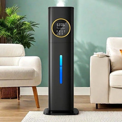 New Lacidoll Ultrasonic Tower Humidifier Digital Display Black LCD-MH-2303A