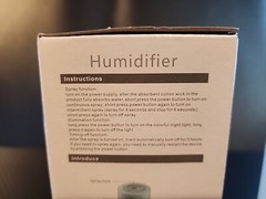 Humidifier, Small Size, Great For Desk, Babies, Car, Plants, Travel, USB powered