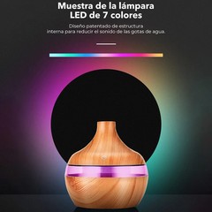 Home Wood Grain Air Humidifier Purifier Aroma Diffuser USB Ultrasonic Cool Mist