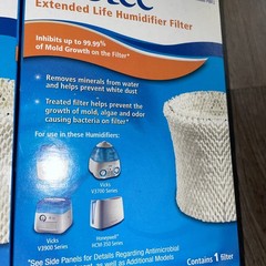 Lot Of 2 Protec Extended Life Humidifier Replacement Filter Cartridge *PWF2*