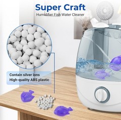 Humidifier Cleaning Fish, 6 Pack Humidifier Cleaner for Humidifiers and Fish …