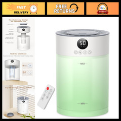 4.5L Cool Mist Humidifier for Plants & Rooms, Essential Oil Diffuser, Quiet 24dB