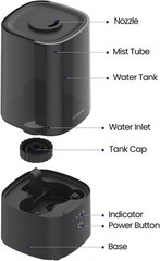 Humidifiers Bedroom 2.0L Cool Mist Humidifier Home Plant & Baby Nursery Quiet