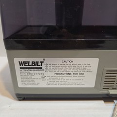 WELBILT Ultrasonic Humidifier Model MW 220 1.2 Gallon Power Tested NO BOX