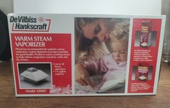 Vintage DeVilbiss Model 1200 Warm Steam Vaporizer Sealed USA Made Great SEALED