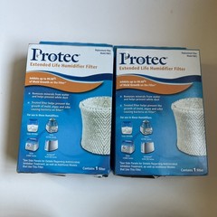 NEW 2 Pack Protec Extended Life Humidifier Filter Model PWF2 Vicks Kaz Honeywell