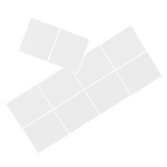 10 Pcs Ceiling Light Soft Film Diffusion Tape for LED Lights Adhesive