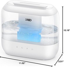 4L Humidifiers for Bedroom, 36H Runtime, 28 dB Quiet, HM311