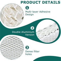 For Honeywell Water Panel Filter Replacement 2 Pcs for Bryant HUMBBLBP Series