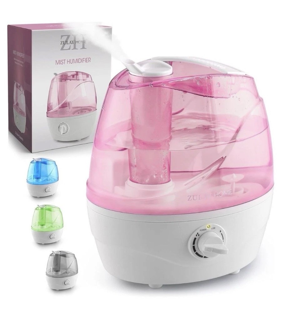 Zulay 2.2L Cool Mist Humidifier – Quiet Ultrasonic for Bedroom & Large Rooms